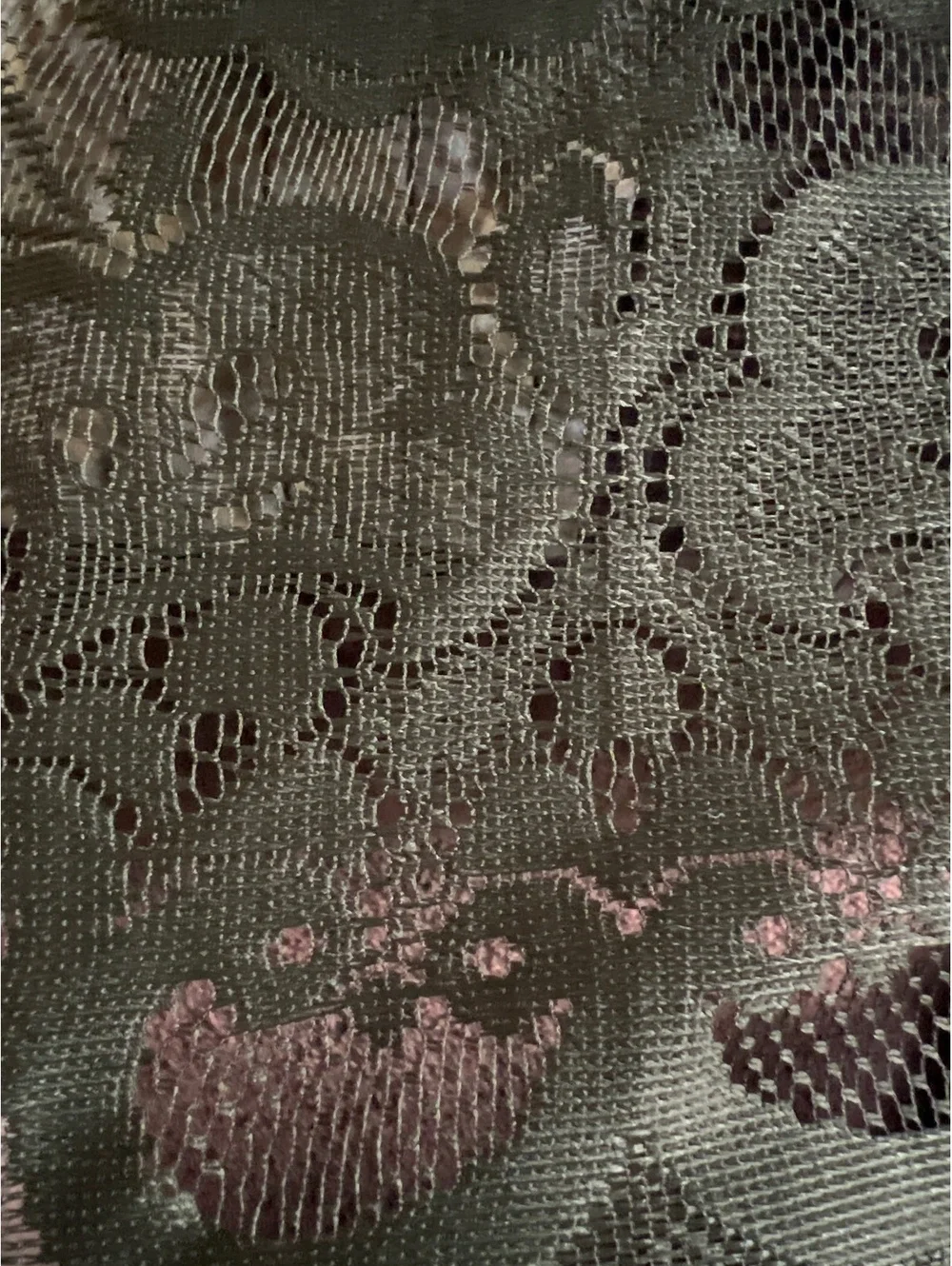 Green Panel Lace Fabric 46x80 Inches